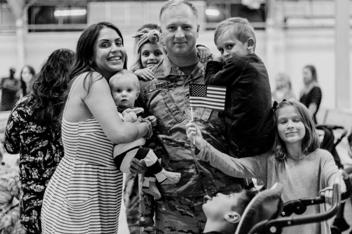 Gotcha Mama podcast guest Megan Riggs is a military spouse and has five beautiful children